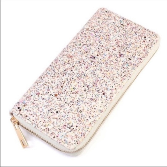 Sparkle Confetti Full Size Zip Wallet - Picture 1 of 4